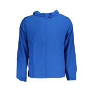 Sportieve Hoodie Jas in Felblauw Calvin Klein , Blue , Heren