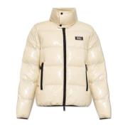 Gewatteerde jas met opstaande kraag Dsquared2 , Beige , Heren