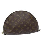 Pre-owned Canvas pouches Louis Vuitton Vintage , Brown , Dames