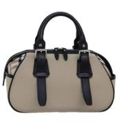 Pre-owned Canvas handbags Burberry Vintage , Beige , Dames