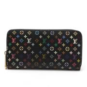 Pre-owned Canvas wallets Louis Vuitton Vintage , Black , Dames