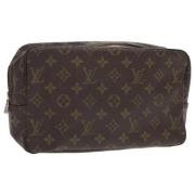 Pre-owned Canvas clutches Louis Vuitton Vintage , Brown , Dames