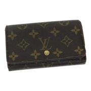 Pre-owned Canvas wallets Louis Vuitton Vintage , Brown , Dames