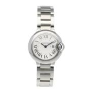 Pre-owned Stainless Steel watches Cartier Vintage , Gray , Dames