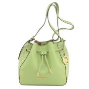 Pre-owned Leather shoulder-bags Michael Kors Pre-owned , Green , Dames