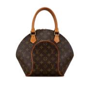 Pre-owned Canvas handbags Louis Vuitton Vintage , Brown , Dames