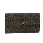 Pre-owned Canvas wallets Louis Vuitton Vintage , Brown , Dames