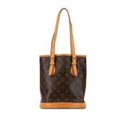 Pre-owned Canvas shoulder-bags Louis Vuitton Vintage , Brown , Dames