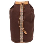 Pre-owned Canvas shoulder-bags Burberry Vintage , Brown , Dames