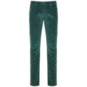 Ribfluwelen broek met speciale Japanse stoffen Jacob Cohën , Green , H...