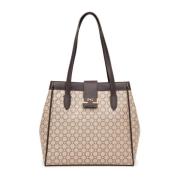 Monogram Shopper Tas Nerogiardini , Brown , Dames