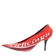 Pre-owned Fabric heels Balenciaga Vintage , Red , Dames