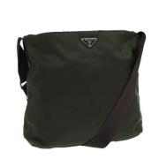 Pre-owned Nylon prada-bags Prada Vintage , Green , Dames