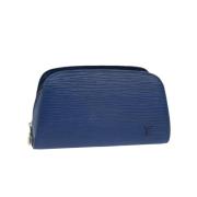 Pre-owned Leather louis-vuitton-bags Louis Vuitton Vintage , Blue , Da...