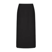 Elegante Zwarte Rok 5B0Rac4488J0No Valentino Garavani , Black , Dames