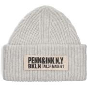 Grijze Beanie Muts voor Dames Penn&Ink N.Y , Gray , Unisex