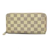 Pre-owned Fabric wallets Louis Vuitton Vintage , Beige , Dames