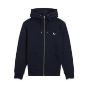 Stijlvolle Sweatshirt voor Mannen Fred Perry , Blue , Heren