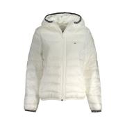 Gewatteerde jas met capuchon en rits Tommy Hilfiger , White , Heren