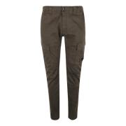 Groene Cargo Broek met Logodetail C.p. Company , Green , Heren