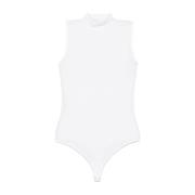 Witte Mouwloze Top met Hoge Hals Wolford , White , Dames