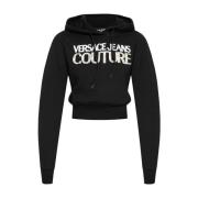 Zwarte Sweatshirt Aw24 Casual Stijl Versace Jeans Couture , Black , Da...