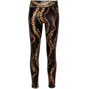 Zwarte leggings voor vrouwen Aw24 Versace Jeans Couture , Multicolor ,...