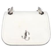 Pre-owned Leather shoulder-bags Jimmy Choo Pre-owned , White , Dames