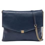 Pre-owned Leather shoulder-bags Carolina Herrera Pre-owned , Blue , Da...