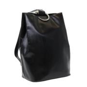 Pre-owned Leather shoulder-bags Cartier Vintage , Black , Dames