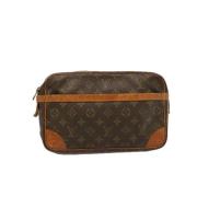 Pre-owned Canvas louis-vuitton-bags Louis Vuitton Vintage , Brown , Da...