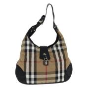 Pre-owned Leather shoulder-bags Burberry Vintage , Brown , Dames