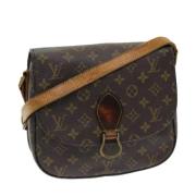 Pre-owned Canvas shoulder-bags Louis Vuitton Vintage , Brown , Dames