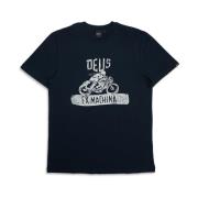 Vintage Turps Tee Deus Ex Machina , Blue , Heren