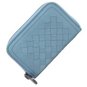 Pre-owned Leather wallets Bottega Veneta Vintage , Blue , Dames