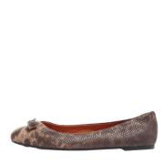 Pre-owned Leather flats Marc Jacobs Pre-owned , Brown , Dames