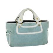 Pre-owned Suede celine-bags Celine Vintage , Blue , Dames