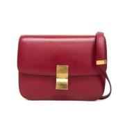 Pre-owned Leather celine-bags Celine Vintage , Red , Dames