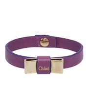 Pre-owned Leather bracelets Chloé Pre-owned , Yellow , Dames