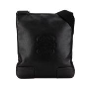 Pre-owned Leather shoulder-bags Loewe Pre-owned , Black , Dames