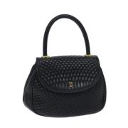 Pre-owned Leather handbags Bally Pre-owned , Black , Dames