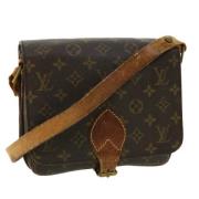 Pre-owned Canvas shoulder-bags Louis Vuitton Vintage , Brown , Dames