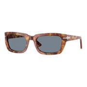 Stijlvolle zonnebril in groen Havana Persol , Brown , Unisex