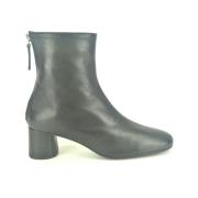 Zwarte enkellaars met hak 5cm Pedro Miralles , Black , Dames