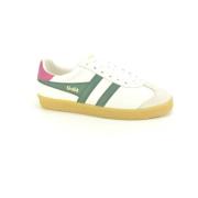 Groene Fijne Sneaker Gola , White , Dames