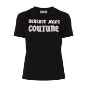 Zwarte T-shirts en Polos ***cv Versace Jeans Couture , Black , Dames