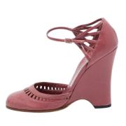 Pre-owned Leather heels Marc Jacobs Pre-owned , Pink , Dames