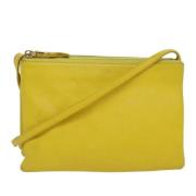 Pre-owned Leather celine-bags Celine Vintage , Yellow , Dames