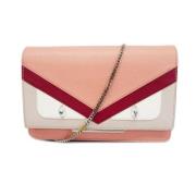 Pre-owned Leather wallets Fendi Vintage , Pink , Dames