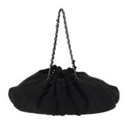 Pre-owned Cotton chanel-bags Chanel Vintage , Black , Dames